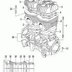 Panther 340 Картер и блок цилиндр