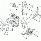 ZL 440 Опора двигателя и вариатор