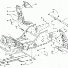 ZR 500 Передняя рама и подножки