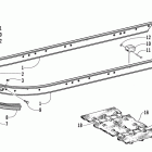 Panther 340 Рельс скольжения и гусеница