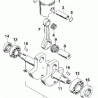 KITTY CAT Поршень и коленвал