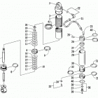 Z 440 SNO-PRO Rear suspension - front arm shock absorber