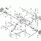 Jag 340 DLX Задняя подвеска , задний рычаг