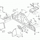 Z 440 SNO-PRO Крепление рулевого управления