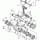 JAG 440 DLX Поршень и коленвал