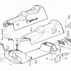 PANTHER 440 Топливный бак ,сиденье и задний фонарь