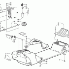 PANTERA 580 EFI Gas tank and fuel pump assemblies