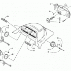 EXT 580 EFI Фара и приборная панель