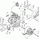 ZR 440 Опора двигателя и вариатор