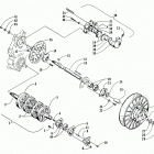 ZR 440 Вал приводной трака и тормоза