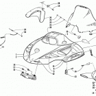 PANTHER 340 Капот и ветровое стекло