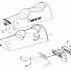 PANTERA 580 Seat and taillight assemblies