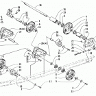 POWDER EXTREME Задняя подвеска оси в сборе