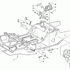 EXT 600 TOUR Передняя рама и подножки