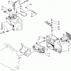 PANTERA 580 Air silencer and oil tank