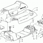 ZR 440 Топливный бак ,сиденье и задний фонарь