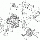 ZL 440 Опора двигателя и вариатор