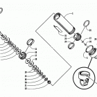ZR 600 EFI LE (WHITE) Задняя  подвеска, передний амортизатор