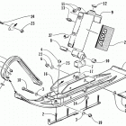 THUNDERCAT MC Ski and spindle assembly (0703-492)