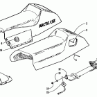 ZR 600 EFI Seat and taillight assembly