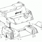 BEARCAT 440 Бензобак и сиденье в  сборе