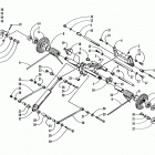 ZR 440 SNO-PRO Rear suspension - rear arm assembly