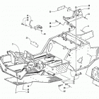 EXT 580 EFI Передняя рама и подножки
