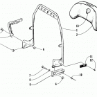 PANTHER 340 Задняя спинка сидения
