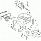 PANTERA 580 Задняя спинка сидения