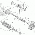 PANTERA 800 Вал приводной трака и тормоза