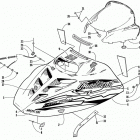 THUNDERCAT MC Капот и ветровое стекло