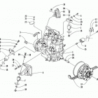 COUGAR DELUXE Опора двигателя и вариатор