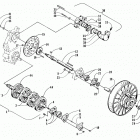 THUNDERCAT MC Вал приводной трака и тормоза