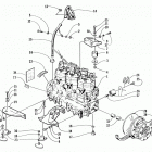 PANTERA 800 Опора двигателя и вариатор