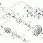 PANTHER 550 Вал приводной трака и тормоза