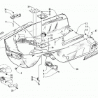 EXT 580 EFI Обтекатель и передний бампер