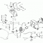 BEARCAT 440 Карбюратор, топливный насос, масляный бак, и глушитель