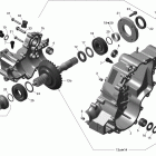 Renagade 500EFI STD 01- gear box output shaft