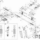 Renegade STD, XXC, 1000 EFI Задняя подвеска