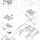 Outlander STD, XT, 400 EFI Передние и задние поддоны