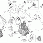 Outlander MAX 650EFI STD,  XT & XT-P Двигатель