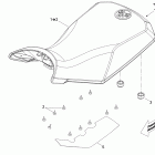 Outlander STD, XT, 1000 EFI Сиденье