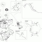 Outlander MAX 650EFI STD,  XT & XT-P Топливная система