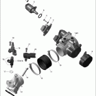 Outlander STD, XT, 400 EFI Коллектор воздухозаборника и корпус дросселя