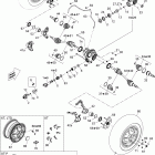 Outlander MAX 650EFI STD,  XT & XT-P Привод передний