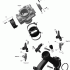 Outlander MAX 800REFI LTD Коллектор воздухозаборника и корпус дросселя