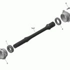 Outlander STD, XT, 1000 EFI Приводной вал