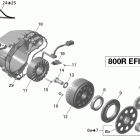 Outlander 800R EFI Xmr Магнето и электрическийй стартер