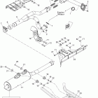 Outlander MAX 650EFI STD,  XT & XT-P Глушитель