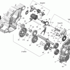 Outlander MAX 650EFI STD,  XT & XT-P Коробка передач